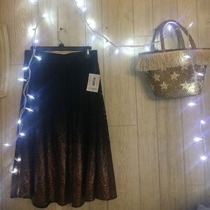 Lularoe midi skirt